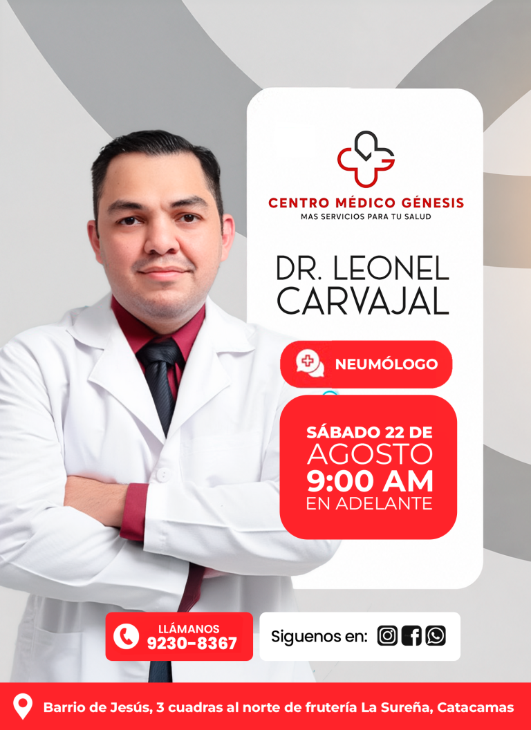 Dr. Leonel Carvajal, Neumología