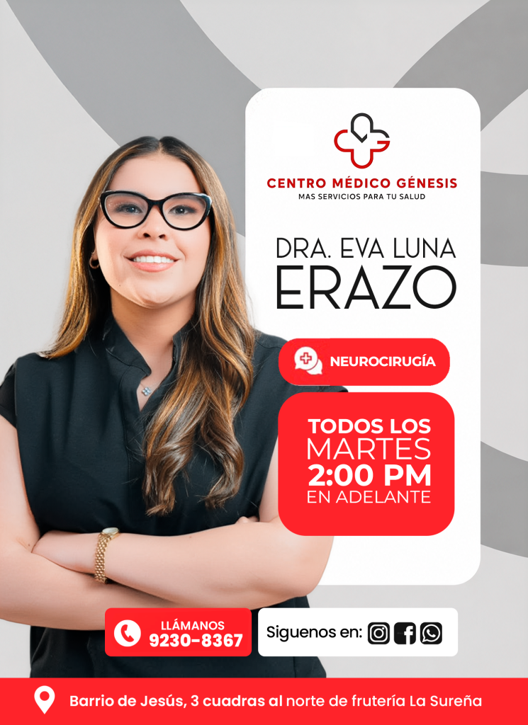 Dra. Eva Luna Erazo, Neurocirugía