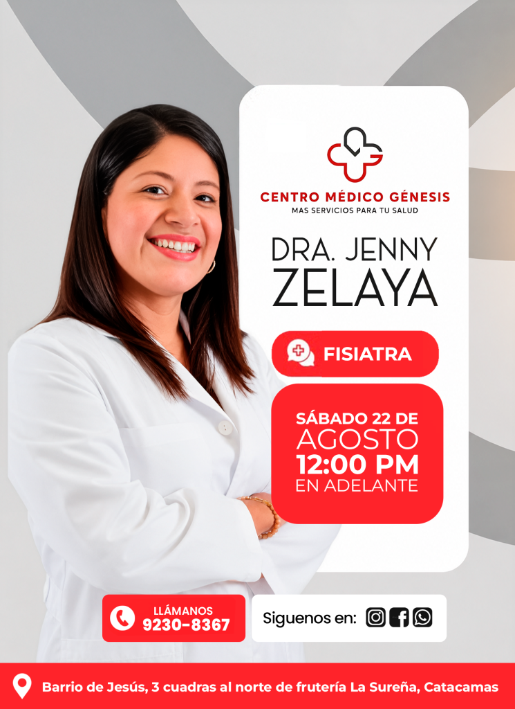 Dra. Jenny Zelaya, Fisiatría