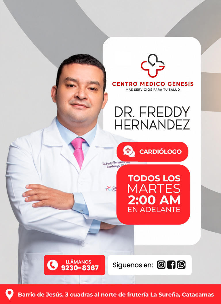 Dr. Freddy Hernández, Cardiología
