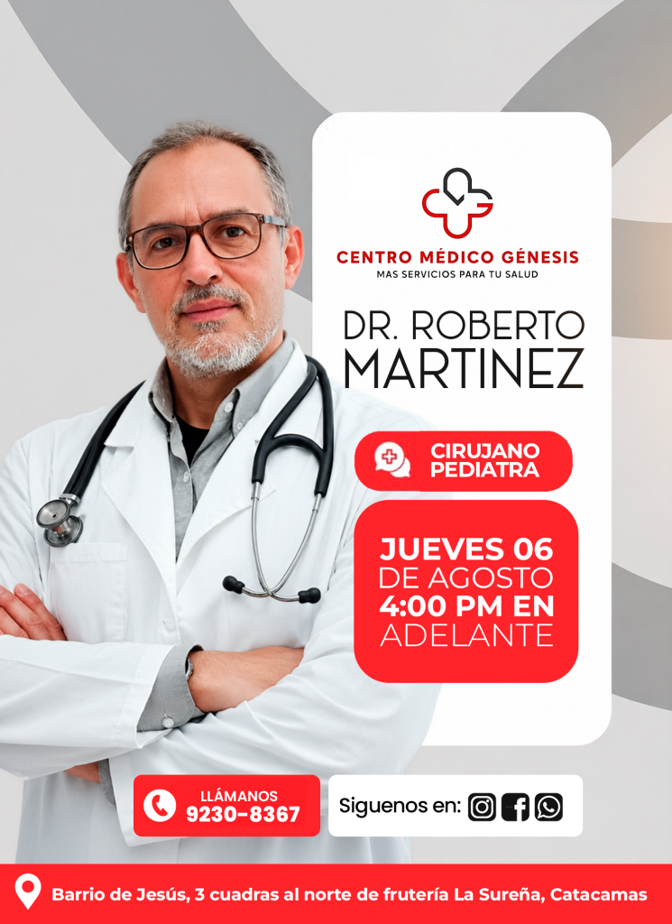 Dr. Roberto Martínez, Cirugía pediátrica